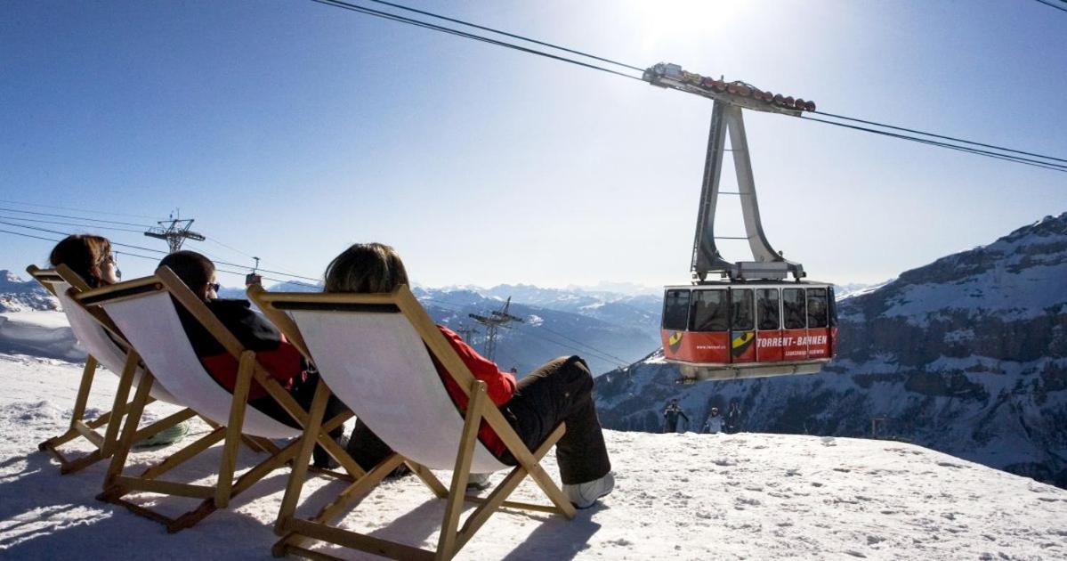 Appartement 1,5 Piece Leukerbad Bagian luar foto